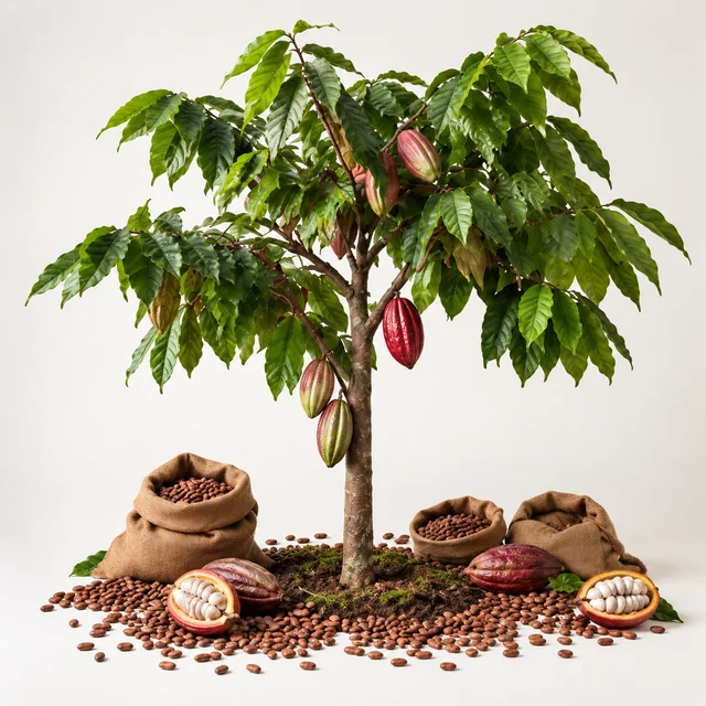 Cacao ingredient concept